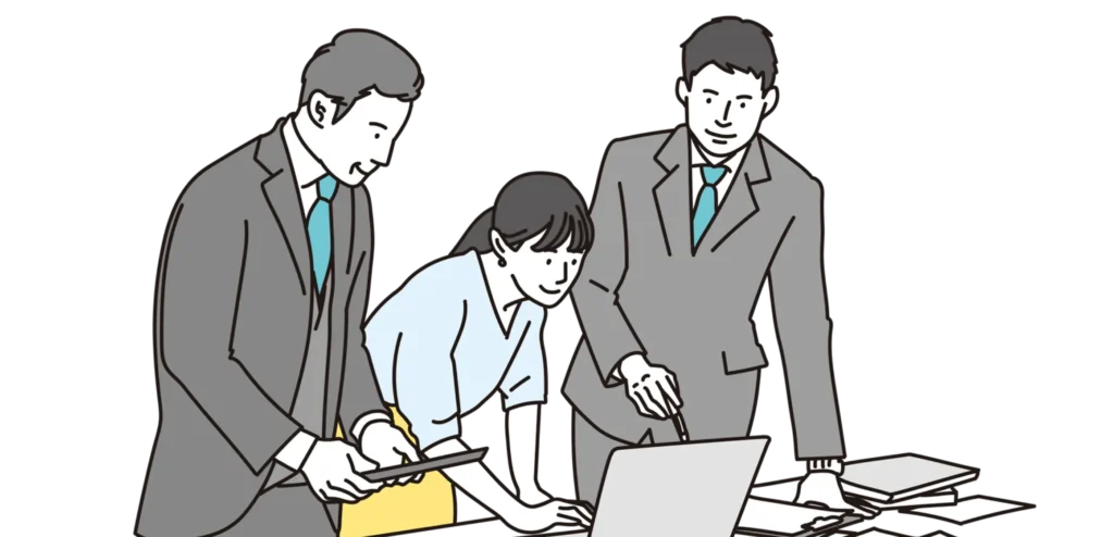 JUST.DB構築先企業様のイメージ図